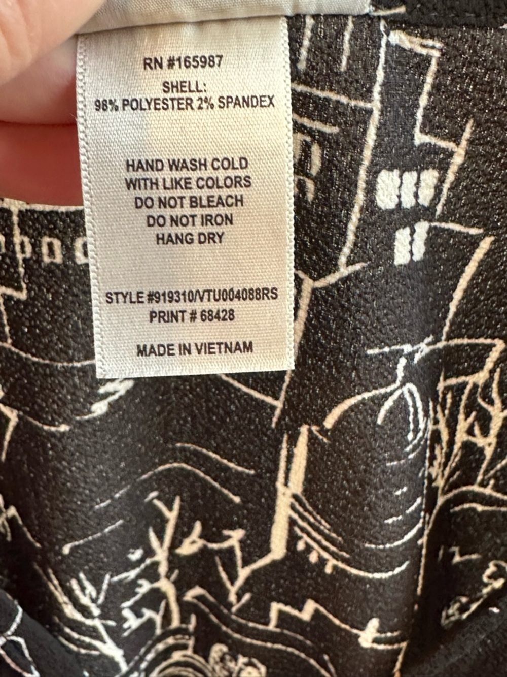 Kate & Lily Black/White Venice Paris Print Flowy Comfy Travel Midi Dress Sz 2X - Picture 9 of 11